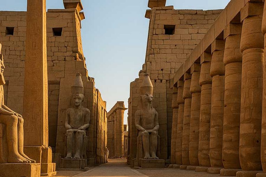 Luxor by Plane: Temples of the Pharaohs